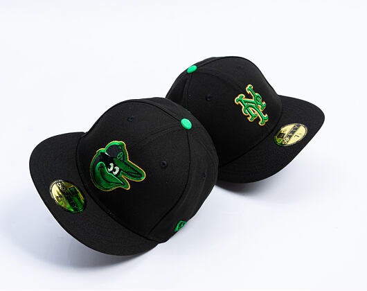 Kšiltovka New Era - MLB 2026 St. Patrick Day 59FIFTY - Baltimore Orioles - Black