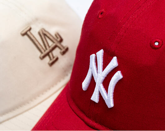 Dámská Kšiltovka New Era - MLB Essential Midi Logo 9TWENTY - NY Yankees - Pinot Red