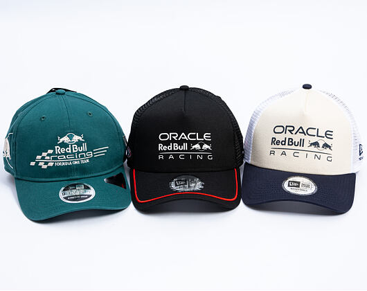 Kšiltovka New Era - F1 Patch 9FORTY Trucker - Red Bull F1 - Black