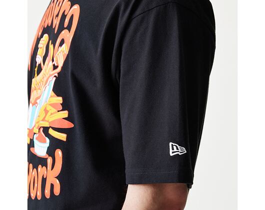 Triko New Era - Food Graphic Tee - Black