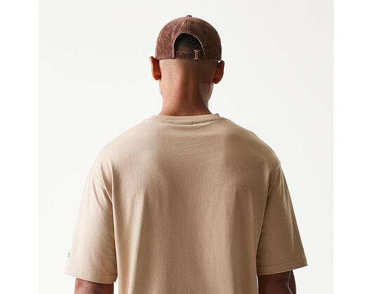 Triko New Era - Fruit Graphic Oversized Tee - Camel
