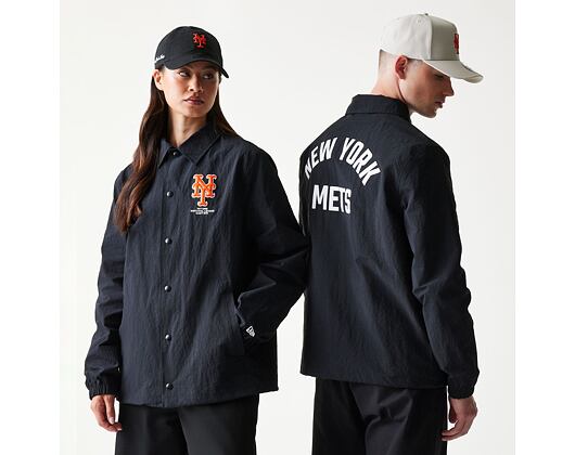 Bunda New Era - MLB Coaches Jacket - NY Mets - Black