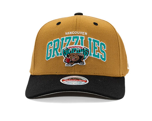 Kšiltovka Mitchell & Ness - NBA Team Arch Snapback - Vancouver Grizzlies - Brown / Black