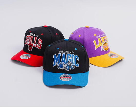 Kšiltovka Mitchell & Ness - NBA Team Arch Snapback - Orlando Magic - Black / Blue