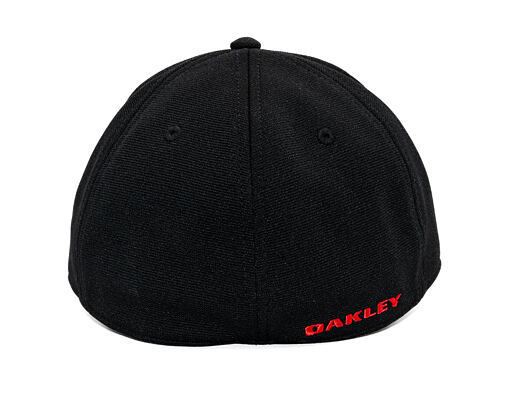 Kšiltovka Oakley - Tincan Cap - Pitch Black/Flame Red