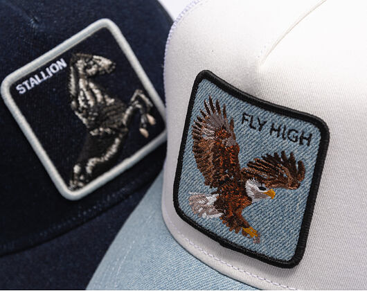 Kšiltovka Goorin - Denim Fly High - Light Denim