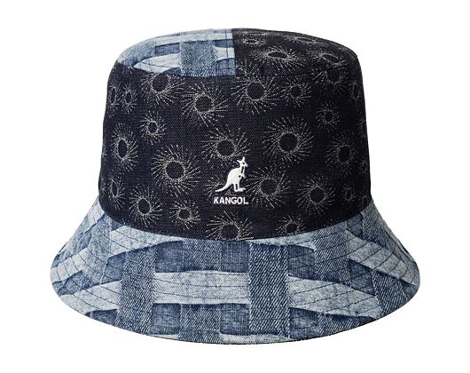 Klobouk Kangol - TRENDS PACK - Denim Mashup Bucket - Blue Picnic