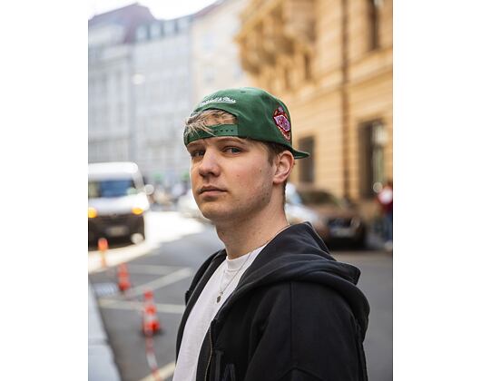 Kšiltovka Mitchell & Ness NBA Conference Patch Snapback Hwc Seattle Supersonics Green