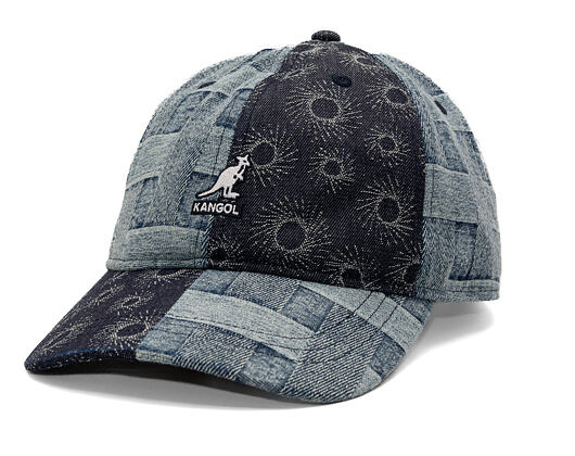 Kšiltovka Kangol - TRENDS PACK - Denim Mashup Baseball - Blue Picnic
