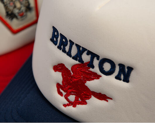 Kšiltovka Brixton - Pegasus MP Trucker - White/Navy