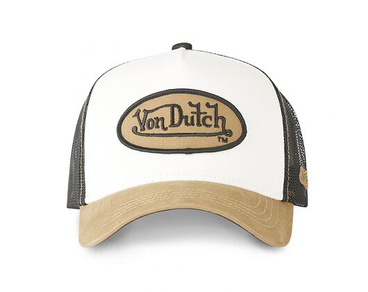 Kšiltovka Von Dutch - Trucker - Classic Logo Grey/White