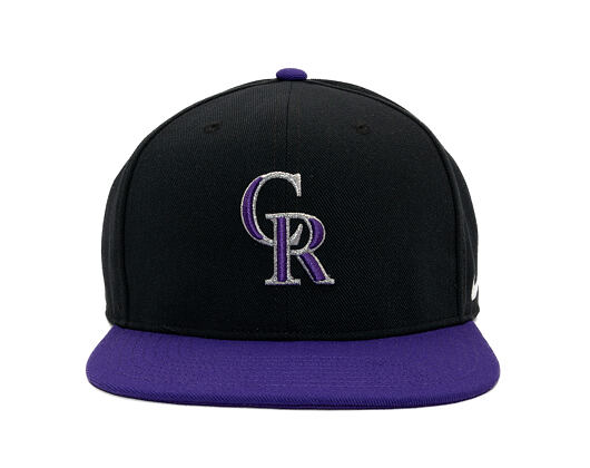 Kšiltovka Nike - Dri-Fit Pro - Colorado Rockies - Black 00A/Court Purple 51L