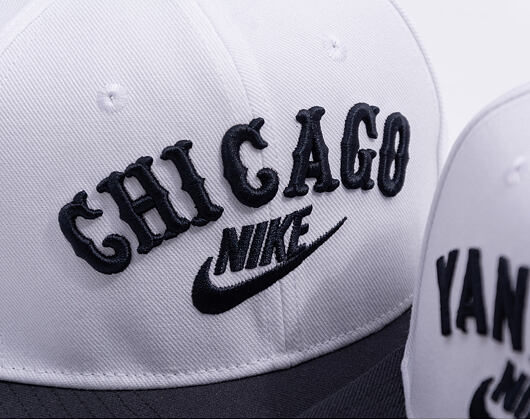 Kšiltovka Nike - Cooperstown Dri-Fit Pro - Chicago White Sox - White 10A/Pitch Blue 4FA