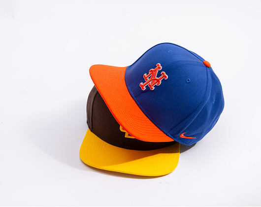 Kšiltovka Nike - Dri-Fit Pro - New York Mets - Rush Blue 4EW/Team Orange 89L