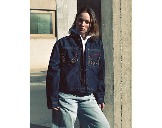Džínová Bunda Karl Kani - Kani Jeans Cropped Rinsed Denim Jacket