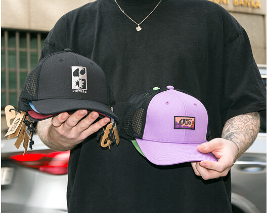 Kšiltovka Picture - Zephyr Trucker - Black - PC Logo Patch