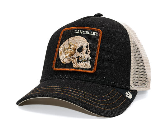 Kšiltovka Goorin - Denim Skull - Dark Denim