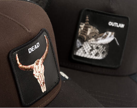 Kšiltovka Goorin - Dead Skull Trucker - Ground / Void