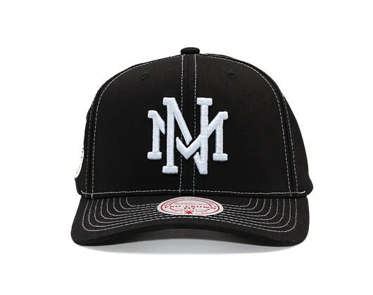 Kšiltovka Mitchell & Ness  - Branded Baseline -Pro Crown Snapback - Black