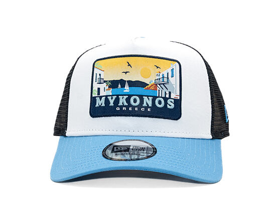 Kšiltovka New Era - Branded Location Patch 9FORTY A-Frame Trucker - Blue
