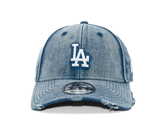 Kšiltovka New Era - MLB Acid Wash Denim 9FORTY - LA Dodgers - Pastel Blue