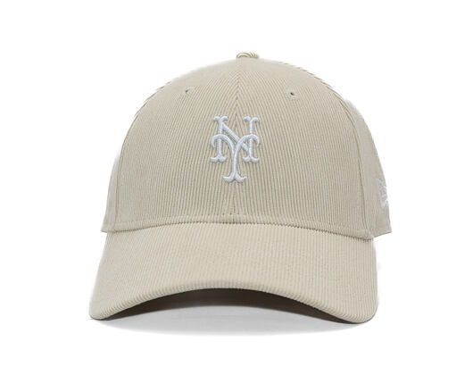 Kšiltovka New Era - MLB Soft Cord 9FORTY - NY Mets - Stone