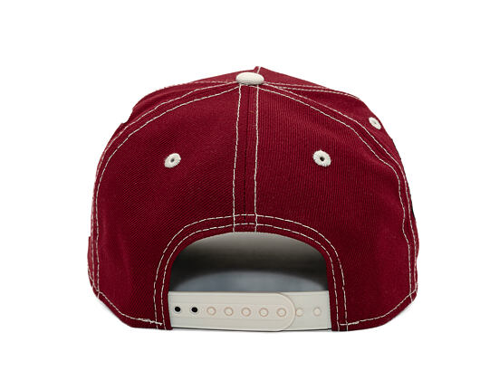Kšiltovka New Era - NBA City Icon 9FORTY A-Frame - Chicago Bulls - Cardinal / Cream