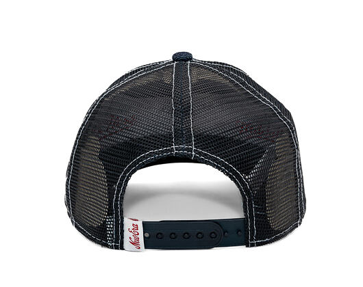 Dámská Kšiltovka New Era - Branded Denim Oval Logo 9FORTY M-CROWN A-Frame Trucker - Navy