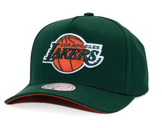 Kšiltovka Mitchell & Ness - NBA - Emerald Slam - Los Angeles Lakers - Green/Orange