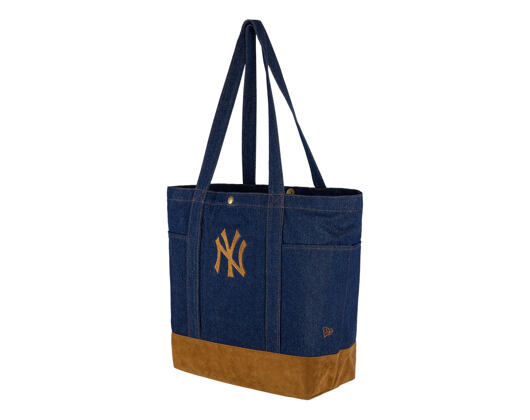 Taška New Era - MLB Suede Denim Tote - NY Yankees - Navy