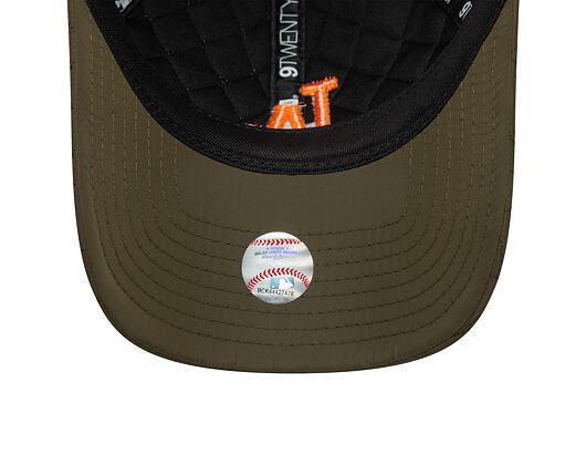 Kšiltovka New Era - MLB Quilted 9TWENTY - LA Dodgers - Green / Orange