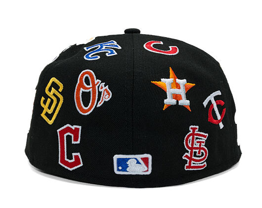 Kšiltovka New Era - MLB All Over Logo 59FIFTY - Black