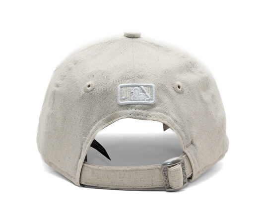 Dětská Kšiltovka New Era - MLB Linen 9FORTY M-CROWN - NY Yankees - Stone / White