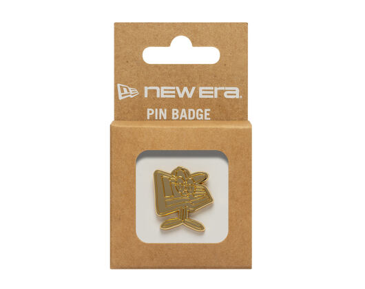 Připínáček New Era - Branded Cap Pin Flag - Gold - Shield Pin - Gold