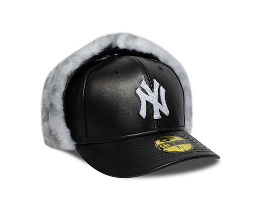 Kšiltovka New Era - MLB Image Drop Faux Fur Dog Ear 59FIFTY - NY Yankees - Graphite