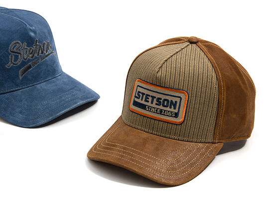Kšiltovka Stetson - Trucker Cap - Cotton Linen Stripe - 647