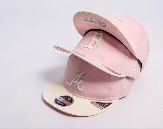Kšiltovka New Era - MLB Washed Tie Dye 9FIFTY Retro Crown - Boston Red Sox - Pink