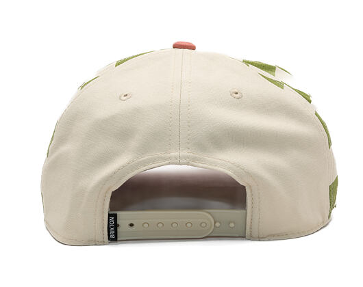 Kšiltovka Brixton - Slow Down Mp Snapback - Sublime Green Gingham/Whitecap