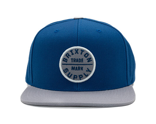 Kšiltovka Brixton - Oath Iii Snapback - Blue/Light Grey