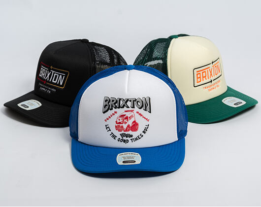 Kšiltovka Brixton - Garnet Np Hp Trucker Hat - Royal/White/Royal