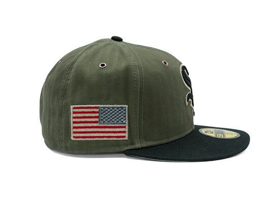 Kšiltovka New Era - MLB Three Looms "American Herringbone" 59FIFTY - Chicago White Sox - Team Color