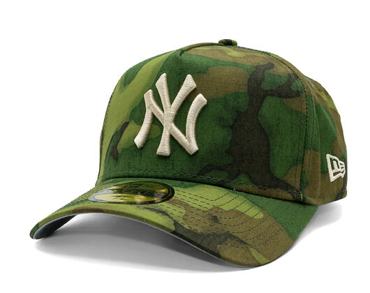 Kšiltovka New Era - MLB Ripstop Camo 59FORTY - NY Yankees - Woodland Camo