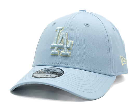 Kšiltovka New Era - MLB League Essential 9FORTY - LA Dodgers - Sky Blue / Yellow