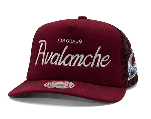 Kšiltovka Mitchell & Ness - Head Coach Trucker - NHL - Colorado Avalanche - Maroon