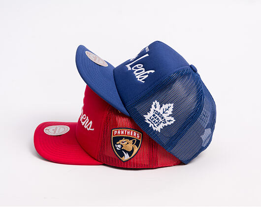 Kšiltovka Mitchell & Ness - Head Coach Trucker - NHL - Florida Panthers - Red