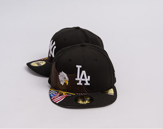 Kšiltovka New Era - MLB "American Eagle" 59FIFTY - LA Dodgers - Black