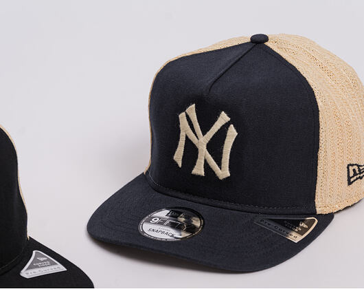 Kšiltovka New Era - MLB "Summer Twine Grained" 9FIFTY - NY Yankees Retro - Team Color / Tan