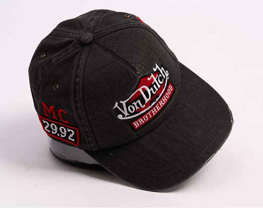 Kšiltovka Von Dutch - Baseball Cap - Brotherhood Patch - Black