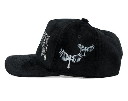 Kšiltovka Reflection Luxury New Angel Cap - Black Silver Script