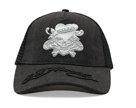 Kšiltovka Ed Hardy - Love Kills Slowly Washed 5 Panel Trucker Cap